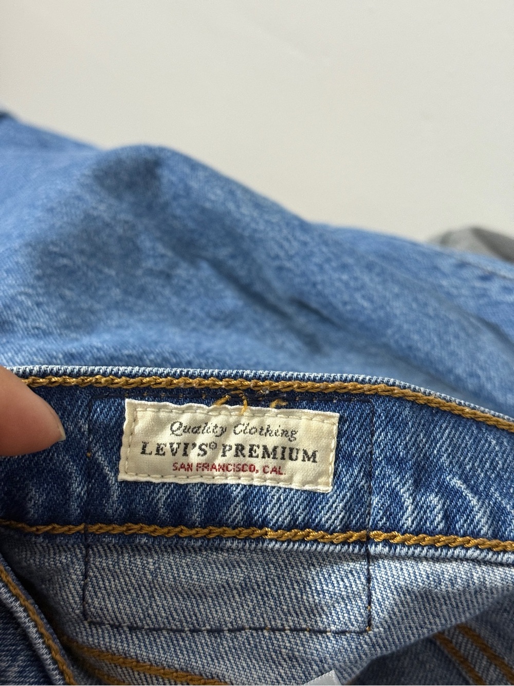 Levis Ribcage Cropped Boot Jeans Womens 34 High Rise Bootcut Denim Medium Wash - Picture 8 of 14
